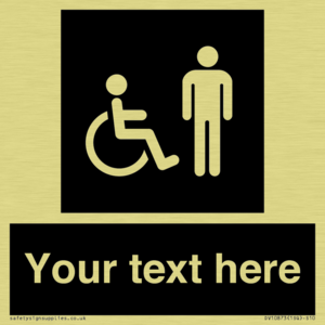 Custom information: black panel disabled and male